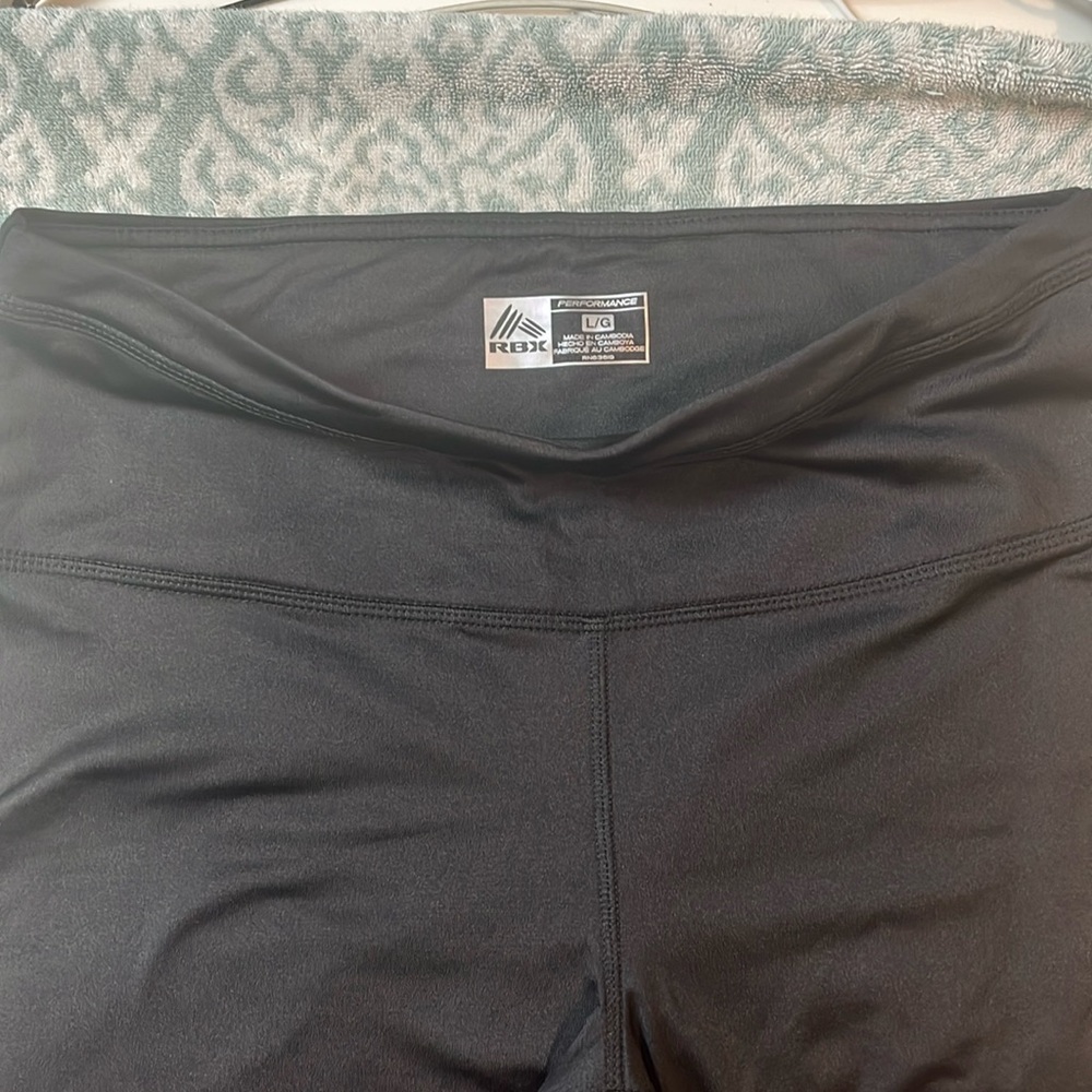 RBX Jet Black Athletic Leggings